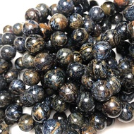 Wholesale A++ Natural Namibia Blue Pietersite Smooth Round Loose Beads Stone For Jewelry Maikng Design