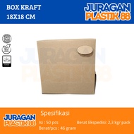 Kraft Box 18x18 | Rice Box | 18 x 18 Brown Food Packaging Box