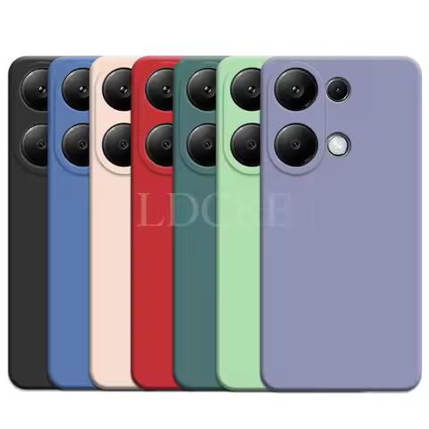 For Xiaomi Redmi Note 13 Pro Case Liquid Silicone Cover Redmi Note 13 Pro Case TPU Protective Phone 
