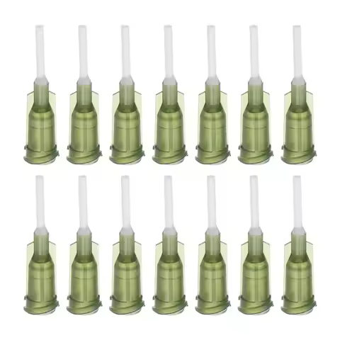 50pcs Dispensing Needles Syringe Needles 14G 15G 18G 20G 21G 22G 25G 1/2" PTFE Flexible Needle Gauge