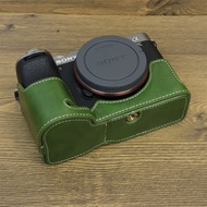 Retro Pu Leather Camera Bag Body Case For Sony Alpha A7CII Cameras