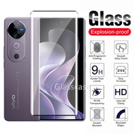 TEMPERED GLASS VIVO V40 ANTI-SCRATCH GLASS FULL COVER CURVED