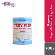 Biogreen Organic Soya Milk Powder Sugar Free 700g