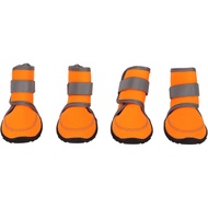 Zerodis Dog Booties,4Pcs Slip Breathable Dog Boot Dog Protectors Shoes Dog Hiking Shoes with Reflect