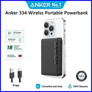 ❥ ♚ ◑ Anker 334 Magnetic Power Bank Wireless Charger Magnetic Battery 10000mAh