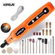 KIPRUN Mini Cordless Drill Power Tools, Electric Rotary Tool, 5 Speed 3.7V Drill Grinder Grinding Ac