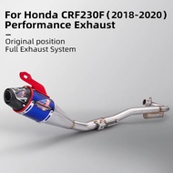 Motocross CRF150 CRF230 2018-2020 Complete Exhaust Muffler Pipes Dirt Bike Exhaust Pipe Full System 