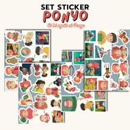 50 Ponyo stickers Unique Ponyo Mermaid Stickers - Ghibli films, movies fan