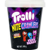 Trolli Brite crawlers Gummi Candy Jelly Sour Cola 160g Haribo เยลลี่ทรอลี่ เยลลี่งู เยลลี่โคล่า