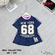 Short-sleeved sports clothes set 68 for girls 9-44kg (hp68)