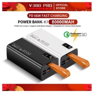 Power Bank K7 66W 80000MAH