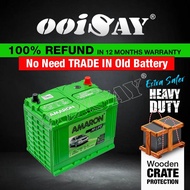 AMARON FLO NS70 | 80D26R (MF) - 60AH - Car Battery - PROTON Perdana, Wira TOYOTA Unser