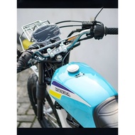 Striping Sticker Polet list motorbike honda win 100 91 1991 yellowbiru sticker list body standard qu