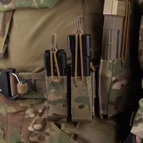 Tactical Molle Mag Pouch for G17 19 SIG P226 P229,Pistol 9mm Magazine Pouch Carrier Single Double Ma