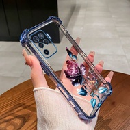 【 Rose 】Casing OPPO A74 A95 4G A95 5G RENO 5Z 5F A94 4g A72 5G A93S A93 5G A8 A31 2020 phone case An