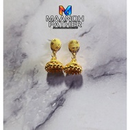 2.06GM-916 GOLD 2 IN 1 JIMIKI THODU-916 SUBANG-916 INDIAN EARRING-916 EARRING-916 JIMIKI EARRING-916