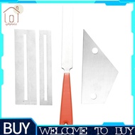 Stainless Steel Guitar Fret File+Fret Rocker Level+Fingerboard Protector Guitar Luthier Tool