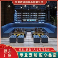 Kt ktv Card Holder Muku Sofa Corner Card Holder Nightclub Box Sofa Foot Sofa Song Type Bar l Clear B