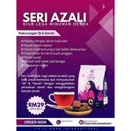 Minuman Tea Organic Halal Seri Azali Kiub Lega Halia Gula Merah Serving size :16 g (1 kiub / cube)10