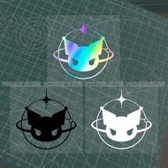 Clow M Logo Pattern Reflective Small Sticker Car Body Glass Electric Car Special Decoration Automobi