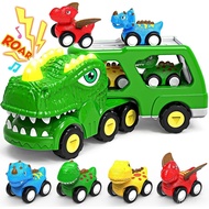 ENJSD Toys for 1 2 3 4 Year Old Boys, 5 in 1 Toys for Ages 2-4 with 4 Dinosaur Toys for Kids 3-5, Fr