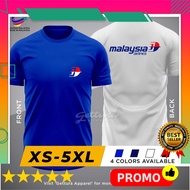 KATUN Kaos MAS Airlines T-shirt Roundneck Short Sleeves///Travel/Uniform/Cotton COMBED 30S 100%/T-sh