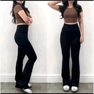 PANTS FLARE CUTBRAY LEGGING SPORT PANTS WOMEN'S SPORT LEGGING PANTS WOMEN'S LEGGING PANTS