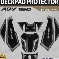 HONDA ADV 160 DECKPAD - ADV 160 TANKPAD - ORIGINAL ADV 160 ACCESSORIES