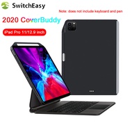 [2020 Upgrade] SwitchEasy CoverBuddy for Apple iPad Pro 11 inch (2020-2018) Protective Cover Compatible with Smart Keyboard Folio/Smart Folio/Magic Keyboard with Pencil Holder（Without keyboard and pencil)