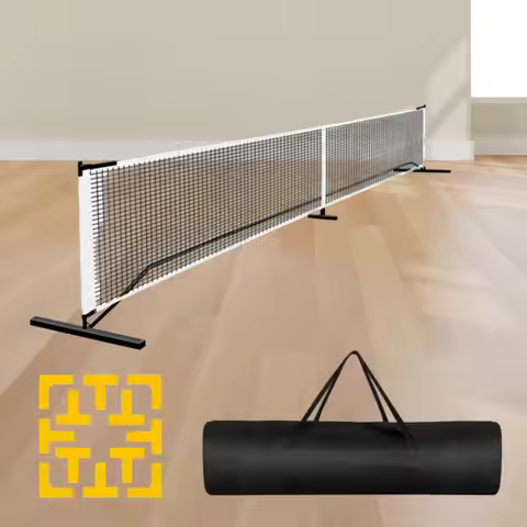Portable Pickleball Net 6.7m 22ft Pickle Ball Game Net Stand with Storage Bag System Badminton Net f