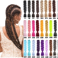 Twist 60cm Braiding Hair Extension DIY Women Wigs Weave Ponytail Braids Expression Braiding Hair