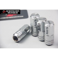 RAYS WHEEL NUT 1.25 LONG SILVER BILLET ALUMINIUM