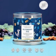 Charmed Aroma Blueberry Pie 蠟燭及925 銀神秘耳環(平行進口貨品)