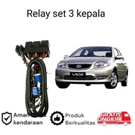 H4 LED Headlight Relay Set for Toyota vios gen1 koko