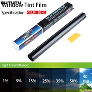 BUTUTU 1Roll 50x3m Car Foils, Sun Shade  UV Protection Window Tint Film, Durable Scratch Resistant V