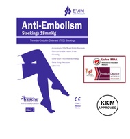 Evin Anti-Embolism (TED)Compression socks Stockings 18mmHg (SIZE XS/S/M/L/XL)