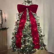1PC Christmas Decorations - Christmas Decor - 5.9Ft Giant Bows For Christmas Tree - Big Bow For Tree