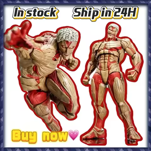 Ship in 24h 16 Cm Kaiyodo Attack on Titan Armored Titan Revoltech Yamaguchi Anime Figurine Action Fi