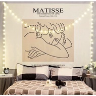 Tapestry Wall Hanging Aesthetic Room Decoration Tapestry Background For Bedroom Live Stream Polyeste