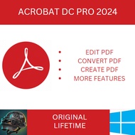 🔥Adobe Acrobat Pro DC 2024🔥PDF EDITOR｜LATEST｜LIFETIME｜SOFTWARE PC