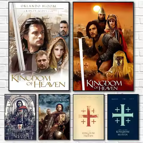 Historical Drama Movies K-Kingdom Of Heaven Poster Canvas painting poster with prints Home bedroom l
