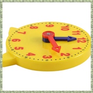 (C Z G L) 4 Inch Student Learning Clock Time Model Teacher Gear Clock 12/24 Hour School Learning Too