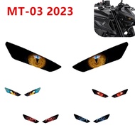Motorcycle Accessories Front Fairing Headlight Guard Sticker Head light protection Sticker For YAMAHA MT-03 MT03 mt03 2022 2023