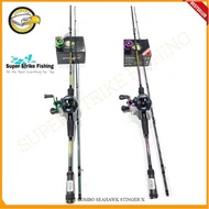 Set Paket Alat Pancing BC Casting Seahawk Stinger-X 198 20lb|180 17lbs
