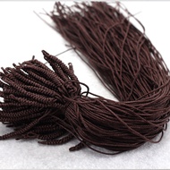 No. 72 Hand-woven Diamond Knot Rope Wood Carving Jade Keychain Pendant Rope Thin Diamond Knot Rope A