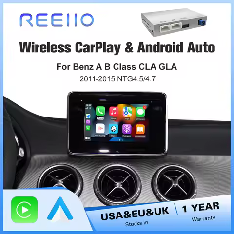 2025 NEW Wireless Carplay Android Auto for Mercedes Benz C117 W176 W204 W204 CLS GLK Class NTG 4.5 4