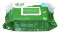 英國NHS Clinell 醫學專用消毒濕紙巾200塊