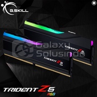 G.skill Trident Z5 RGB 32GB (2x16) DDR5 5600Mhz - Dual Kit Black F5-5600J4040C16GX2-TZ5RK Memory RAM
