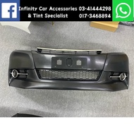 Toyota Wish Facelift 2013 Front bumper set with front grill No Paint