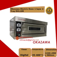 Mf Okazawa Electric Oven 1 Deck 2 Tray Commercial Use EVL12m